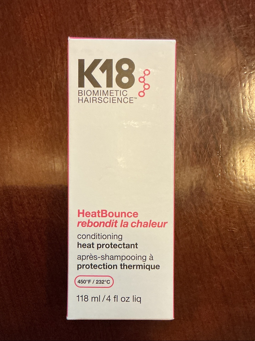 HeatBounce Conditioning Heat Protectant — White with Pink Accents